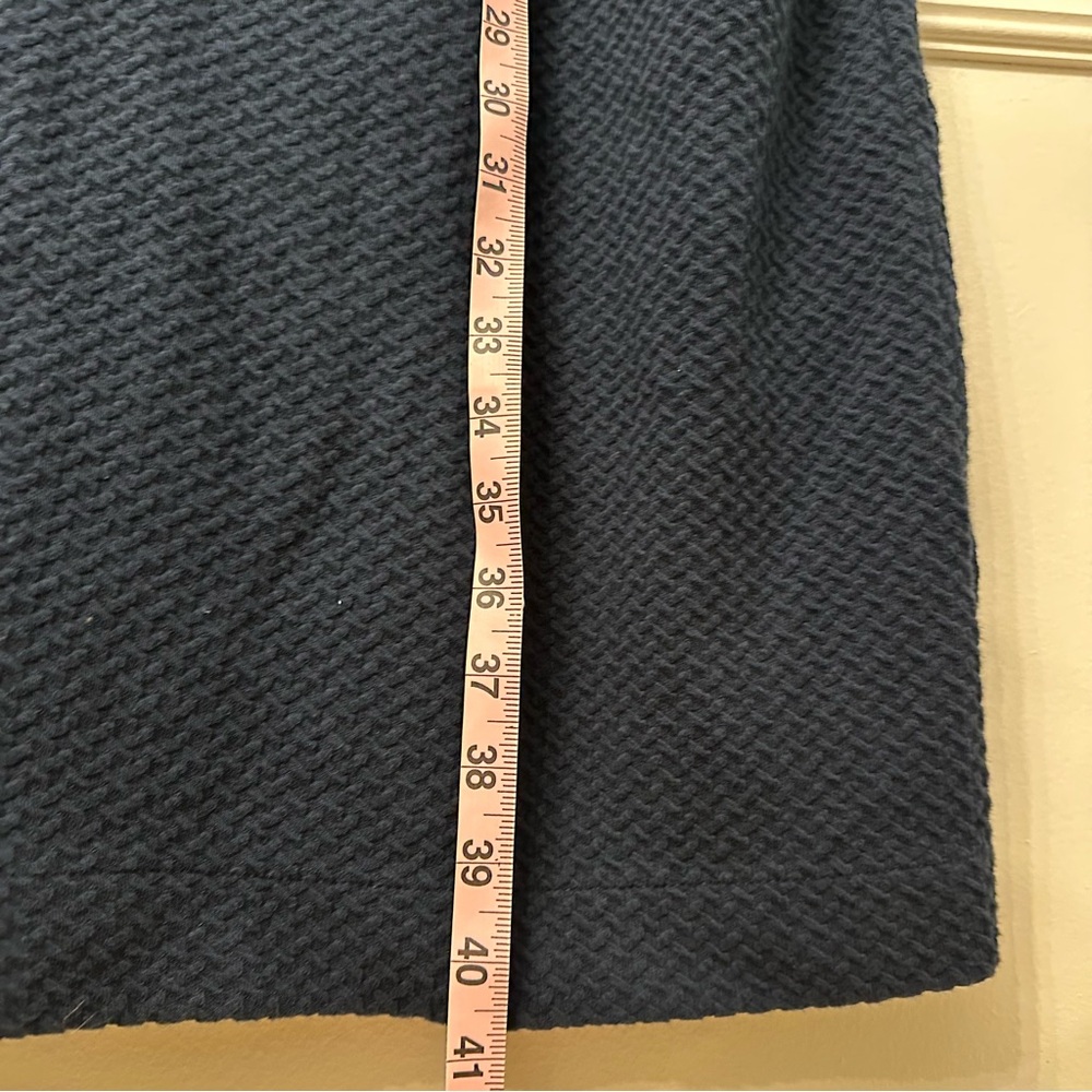 Lands End Navy Blue Sheath Dress Size 22W Classic Nautical Wedding Office Resort - Picture 5 of 10